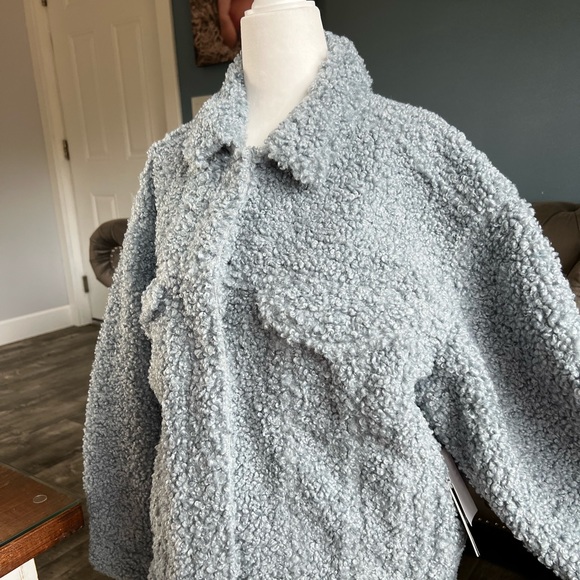 GOOD AMERICAN 90s SHERPA TRUCKER JACKET - Picture 3 of 5